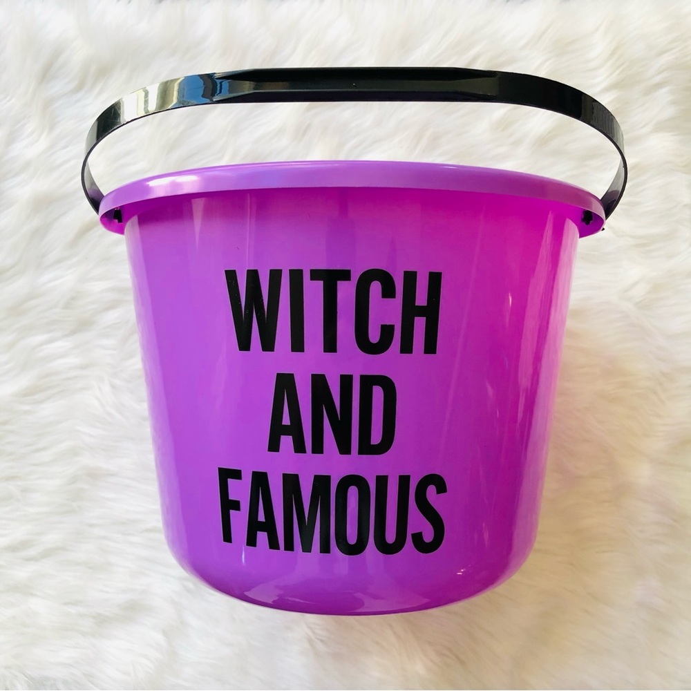 Halloween Purple Candy Bucket